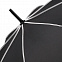 Зонт-трость Seam, светло-серый с логотипом в Нефтекамске заказать по выгодной цене в кибермаркете AvroraStore