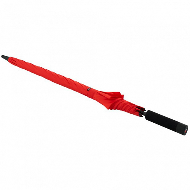 Зонт-трость U.900, красный с логотипом в Нефтекамске заказать по выгодной цене в кибермаркете AvroraStore