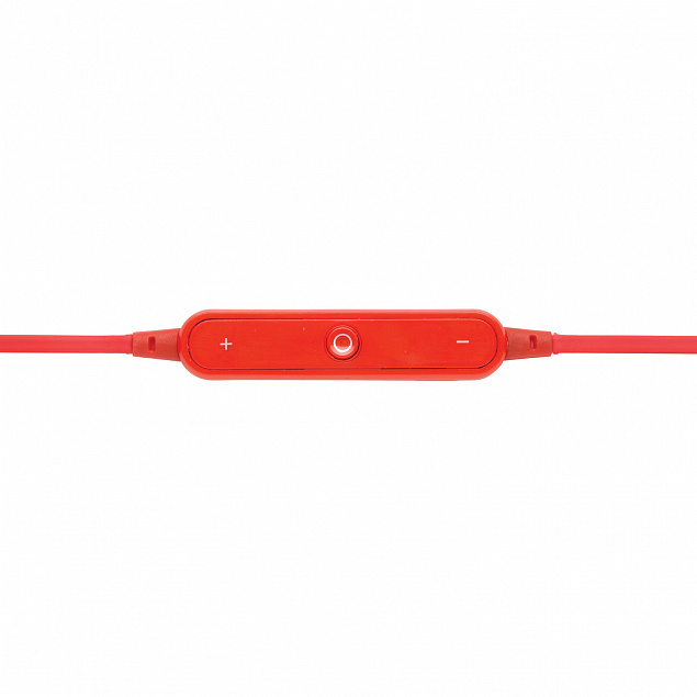 Беспроводные наушники, красный с логотипом в Нефтекамске заказать по выгодной цене в кибермаркете AvroraStore