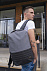 Бизнес рюкзак Leardo Plus с USB разъемом, серый/серый с логотипом в Нефтекамске заказать по выгодной цене в кибермаркете AvroraStore