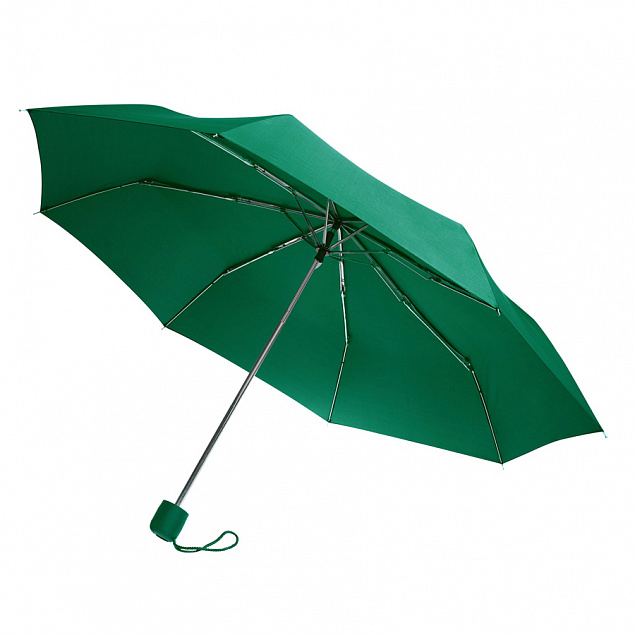 Зонт складной Lid, зеленый цвет с логотипом в Нефтекамске заказать по выгодной цене в кибермаркете AvroraStore