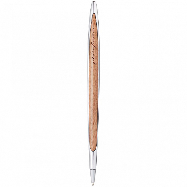 Шариковая ручка Cambiano Shiny Chrome Walnut с логотипом в Нефтекамске заказать по выгодной цене в кибермаркете AvroraStore