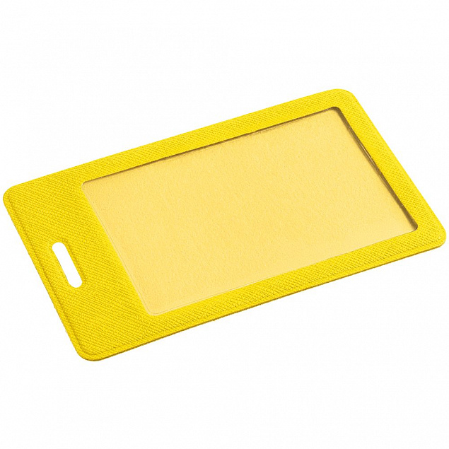 Чехол для пропуска Devon, желтый с логотипом в Нефтекамске заказать по выгодной цене в кибермаркете AvroraStore