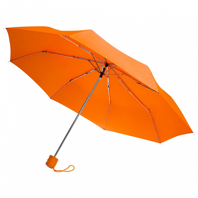 Зонт складной Unit Basic, оранжевый с логотипом в Нефтекамске заказать по выгодной цене в кибермаркете AvroraStore