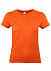 Футболка женская E190 оранжевая с логотипом в Нефтекамске заказать по выгодной цене в кибермаркете AvroraStore