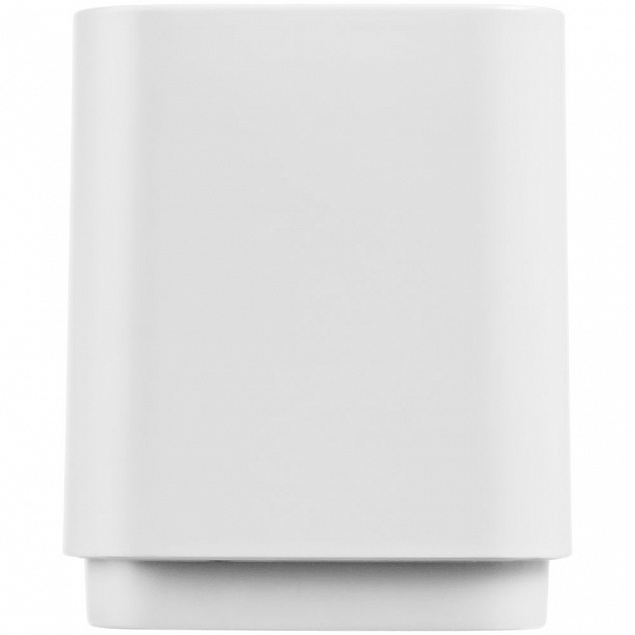 Беспроводная колонка с подсветкой логотипа Glim, белая с логотипом в Нефтекамске заказать по выгодной цене в кибермаркете AvroraStore