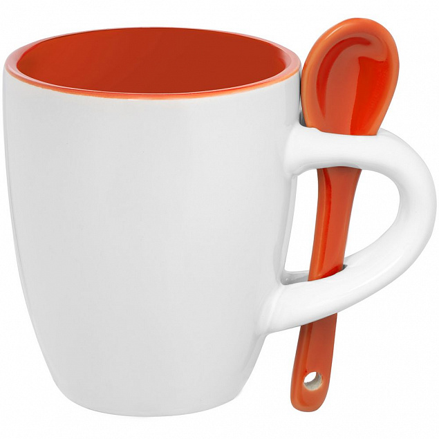 Набор для кофе Pairy, оранжевый с логотипом в Нефтекамске заказать по выгодной цене в кибермаркете AvroraStore