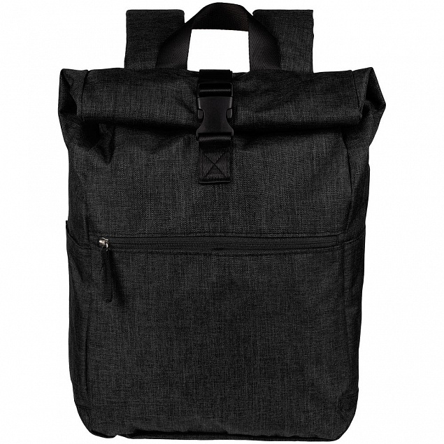 Рюкзак Packmate Roll, черный с логотипом в Нефтекамске заказать по выгодной цене в кибермаркете AvroraStore