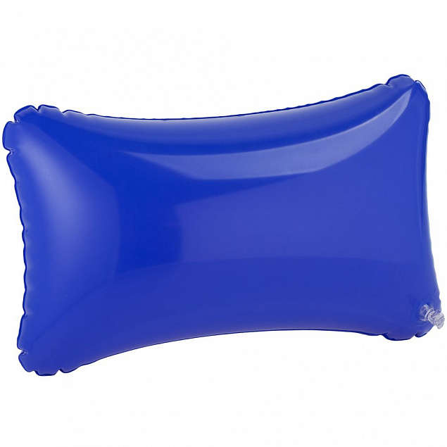 Надувная подушка Ease, синяя с логотипом в Нефтекамске заказать по выгодной цене в кибермаркете AvroraStore