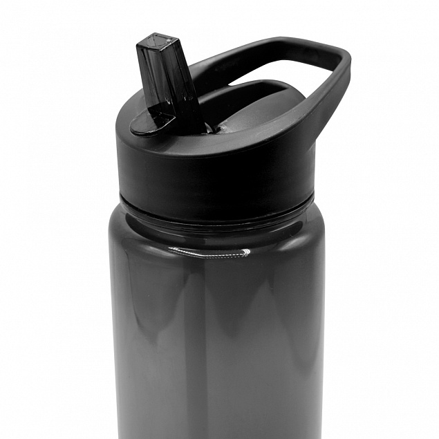 Пластиковая бутылка Jogger, черный с логотипом в Нефтекамске заказать по выгодной цене в кибермаркете AvroraStore