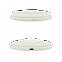 Беспроводное зарядное устройство Atomic с LED подсветкой (белый) с логотипом в Нефтекамске заказать по выгодной цене в кибермаркете AvroraStore