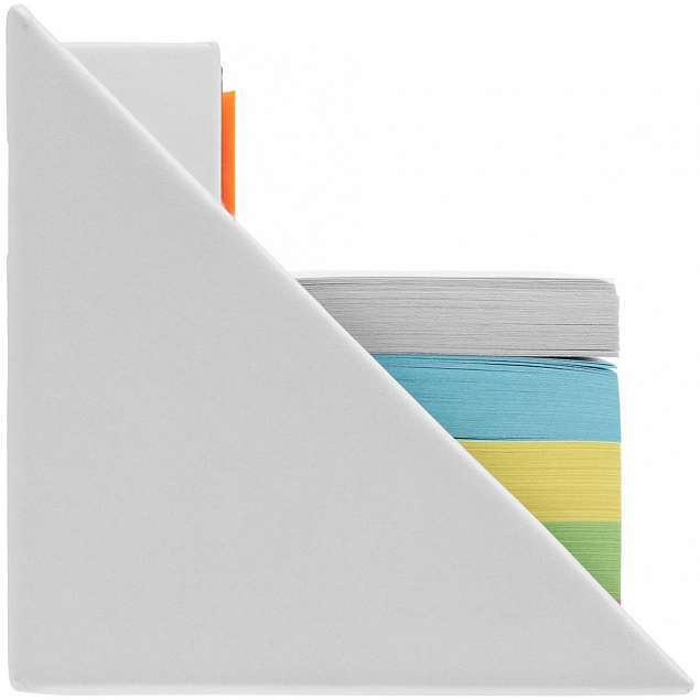 Настольный набор со стикерами Mnemonic, белый с логотипом в Нефтекамске заказать по выгодной цене в кибермаркете AvroraStore