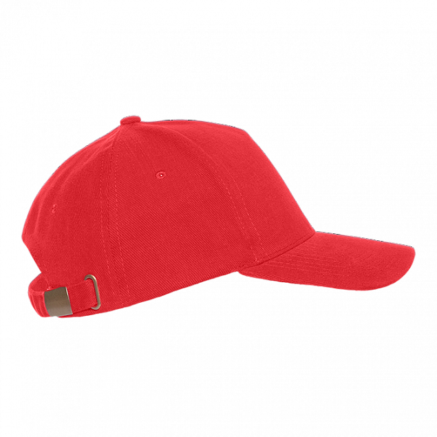 Бейсболка STAN 5 клиньев хлопок 280, 03 Красный с логотипом в Нефтекамске заказать по выгодной цене в кибермаркете AvroraStore