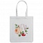 Холщовая сумка «Цветочная азбука: А», молочно-белая с логотипом в Нефтекамске заказать по выгодной цене в кибермаркете AvroraStore