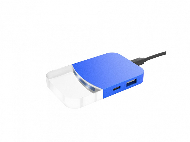 USB хаб «Mini iLO Hub» с логотипом в Нефтекамске заказать по выгодной цене в кибермаркете AvroraStore