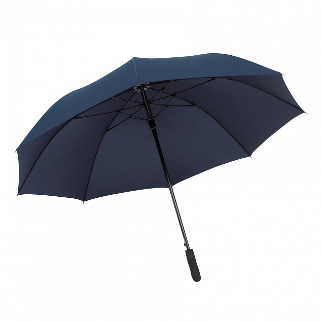Автоматический ветрозащитный зонт PASSAT, темно-синий с логотипом в Нефтекамске заказать по выгодной цене в кибермаркете AvroraStore