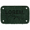 Лейбл кожаный Beta, S, зеленый с логотипом в Нефтекамске заказать по выгодной цене в кибермаркете AvroraStore