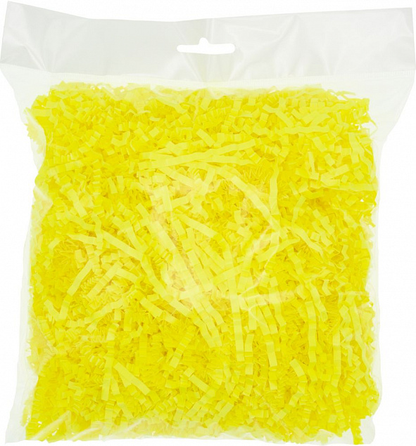 Бумажный наполнитель Chip, желтый неон с логотипом в Нефтекамске заказать по выгодной цене в кибермаркете AvroraStore
