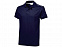 Рубашка поло Backhand мужская, темно-синий/белый с логотипом в Нефтекамске заказать по выгодной цене в кибермаркете AvroraStore