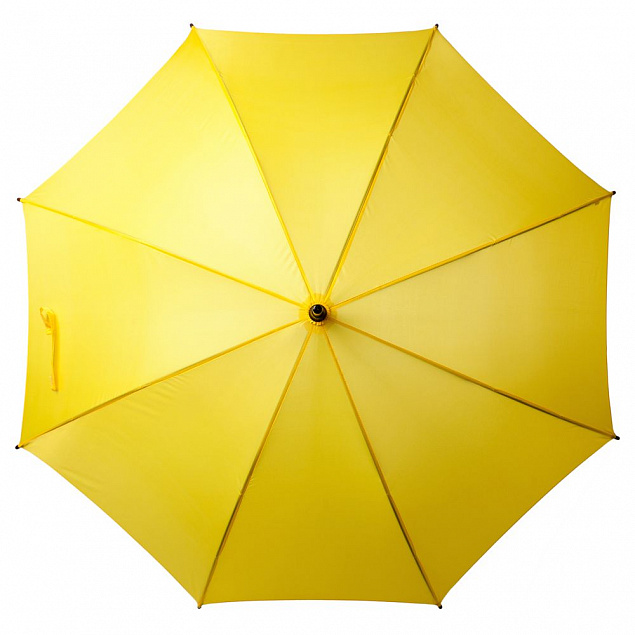 Зонт-трость Standard, желтый с логотипом в Нефтекамске заказать по выгодной цене в кибермаркете AvroraStore