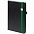Ежедневник Ton Metal, недатированный, черный с зеленым с логотипом в Нефтекамске заказать по выгодной цене в кибермаркете AvroraStore