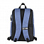 Рюкзак Boom, синий/чёрный, 43 x 30 x 13 см, 100% полиэстер  с логотипом в Нефтекамске заказать по выгодной цене в кибермаркете AvroraStore