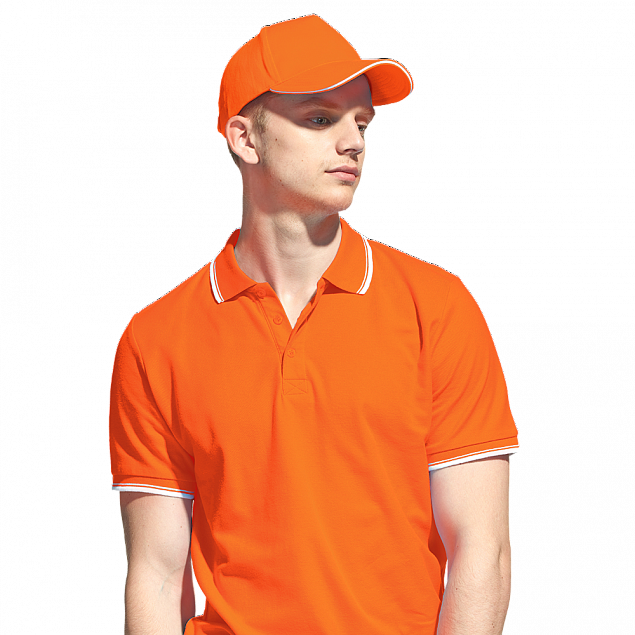 Бейсболка 11K Оранжевый с логотипом в Нефтекамске заказать по выгодной цене в кибермаркете AvroraStore