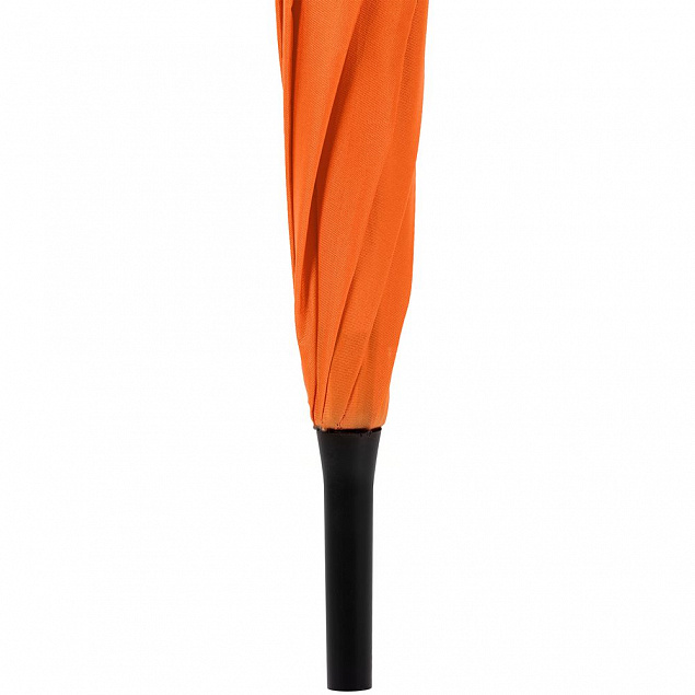 Зонт-трость Color Play, оранжевый с логотипом в Нефтекамске заказать по выгодной цене в кибермаркете AvroraStore