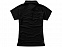 Рубашка поло Ottawa женская, черный с логотипом в Нефтекамске заказать по выгодной цене в кибермаркете AvroraStore
