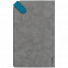 Ежедневник Corner, недатированный, серый с бирюзовым с логотипом в Нефтекамске заказать по выгодной цене в кибермаркете AvroraStore
