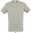 Фуфайка (футболка) REGENT мужская,Светло-серый L с логотипом в Нефтекамске заказать по выгодной цене в кибермаркете AvroraStore