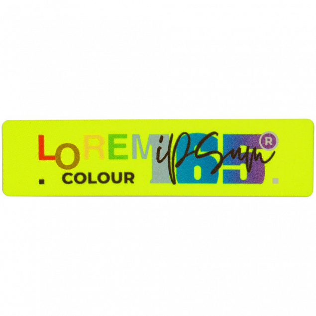Наклейка тканевая Lunga, S, желтый неон с логотипом в Нефтекамске заказать по выгодной цене в кибермаркете AvroraStore
