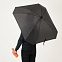 Зонт-трость с квадратным куполом, Mistral, черный с логотипом в Нефтекамске заказать по выгодной цене в кибермаркете AvroraStore