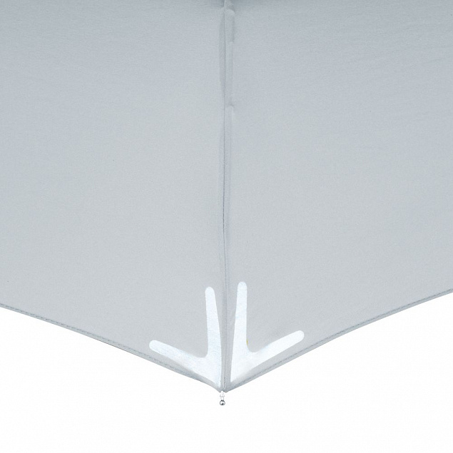 Зонт складной Safebrella, серый с логотипом в Нефтекамске заказать по выгодной цене в кибермаркете AvroraStore