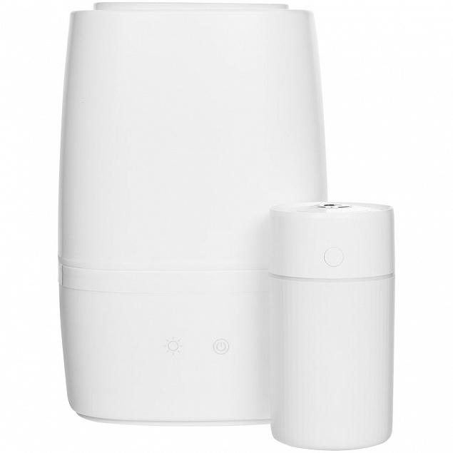 Комнатный увлажнитель-ароматизатор воздуха Fusion, белый с логотипом в Нефтекамске заказать по выгодной цене в кибермаркете AvroraStore