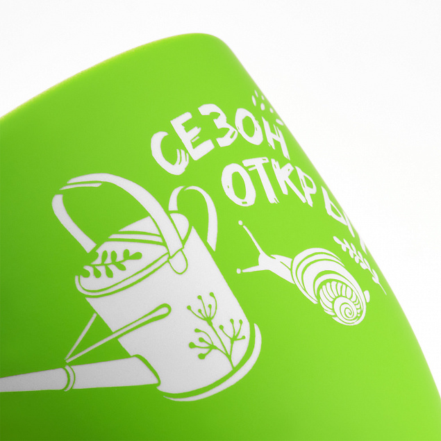 Керамическая кружка Viana, салатовая с логотипом в Нефтекамске заказать по выгодной цене в кибермаркете AvroraStore