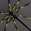 Зонт складной AOC Mini с цветными спицами, желтый с логотипом в Нефтекамске заказать по выгодной цене в кибермаркете AvroraStore