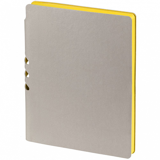 Набор Flexpen Shall Simple, серый с желтым с логотипом в Нефтекамске заказать по выгодной цене в кибермаркете AvroraStore