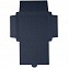 Коробка самосборная Flacky Slim, синяя с логотипом в Нефтекамске заказать по выгодной цене в кибермаркете AvroraStore