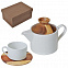 Набор "Andrew":чайная пара и чайник в подарочной упаковке с логотипом в Нефтекамске заказать по выгодной цене в кибермаркете AvroraStore