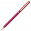 Ручка шариковая Hotel Gold, ver.2, розовая с логотипом в Нефтекамске заказать по выгодной цене в кибермаркете AvroraStore