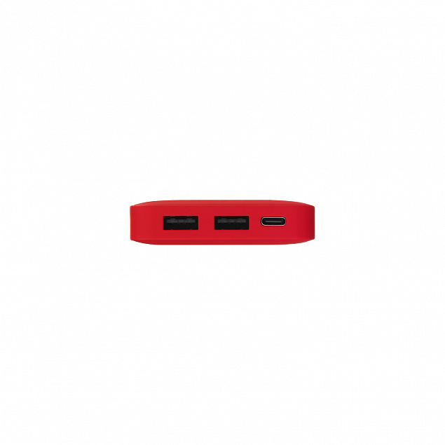 Внешний аккумулятор с подсветкой Ancor Plus 10000 mAh, красный с логотипом в Нефтекамске заказать по выгодной цене в кибермаркете AvroraStore