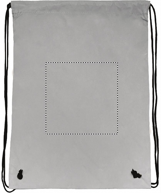 Рюкзак на шнурках светоотраж с логотипом в Нефтекамске заказать по выгодной цене в кибермаркете AvroraStore