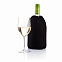 Термочехол для бутылки вина, черный с логотипом в Нефтекамске заказать по выгодной цене в кибермаркете AvroraStore