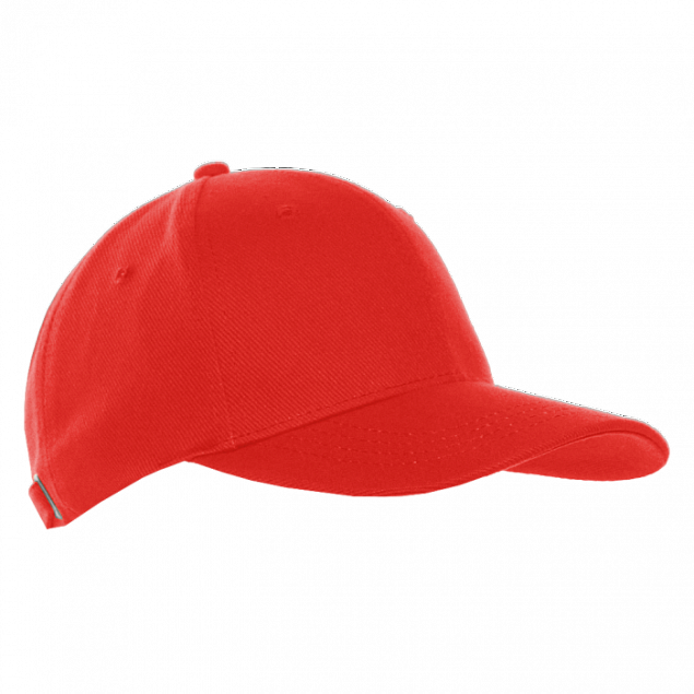 Бейсболка STAN 6 клиньев хлопок 280, 06 Красный с логотипом в Нефтекамске заказать по выгодной цене в кибермаркете AvroraStore