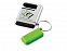 Подставка-брелок для мобильного телефона GoGo, серебристый/зеленый с логотипом в Нефтекамске заказать по выгодной цене в кибермаркете AvroraStore