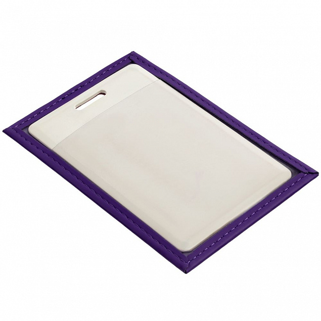 Чехол для пропуска Shall, фиолетовый с логотипом в Нефтекамске заказать по выгодной цене в кибермаркете AvroraStore