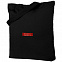 Холщовая сумка «100% Новый год», черная с логотипом в Нефтекамске заказать по выгодной цене в кибермаркете AvroraStore
