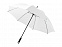 Зонт трость Halo, механический 30, белый с логотипом в Нефтекамске заказать по выгодной цене в кибермаркете AvroraStore