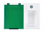 Подставка под ручку и скрепки Потакет, белый/зеленый с логотипом в Нефтекамске заказать по выгодной цене в кибермаркете AvroraStore